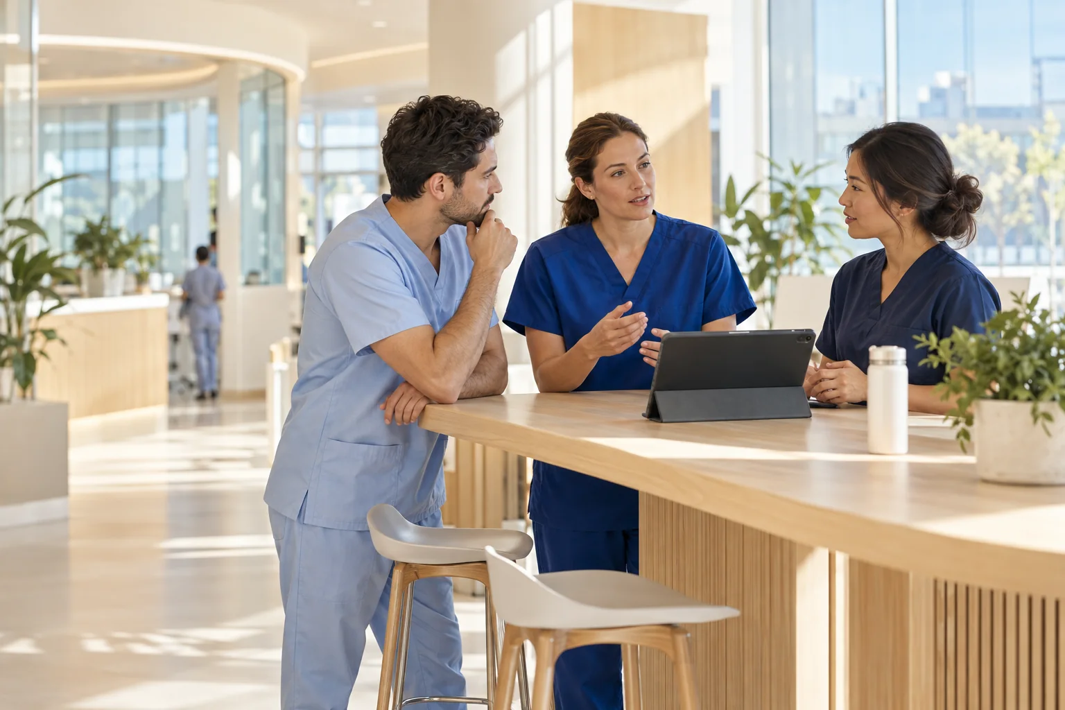 Illustrative scene for the MediLink product vision.